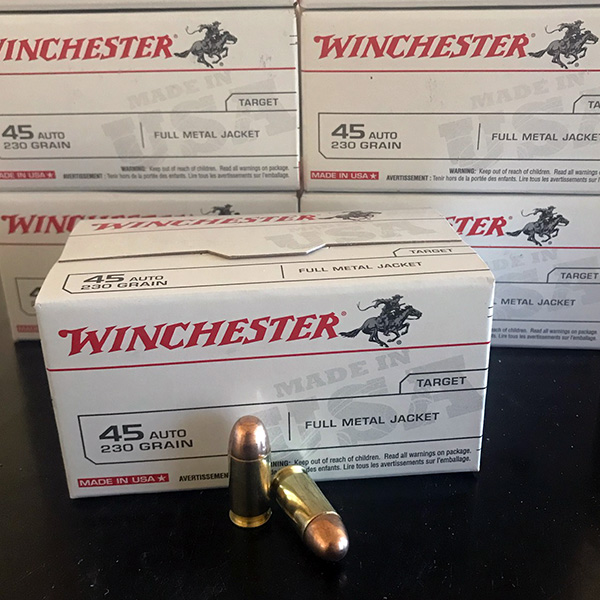 Winchester USA 45 ACP 230 gr. FMJ 100 rnd/VALUE PACK